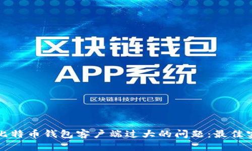 如何解决比特币钱包客户端过大的问题：最佳实践与技巧