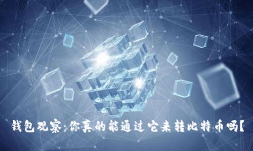 钱包观察：你真的能通过它来转比特币吗？